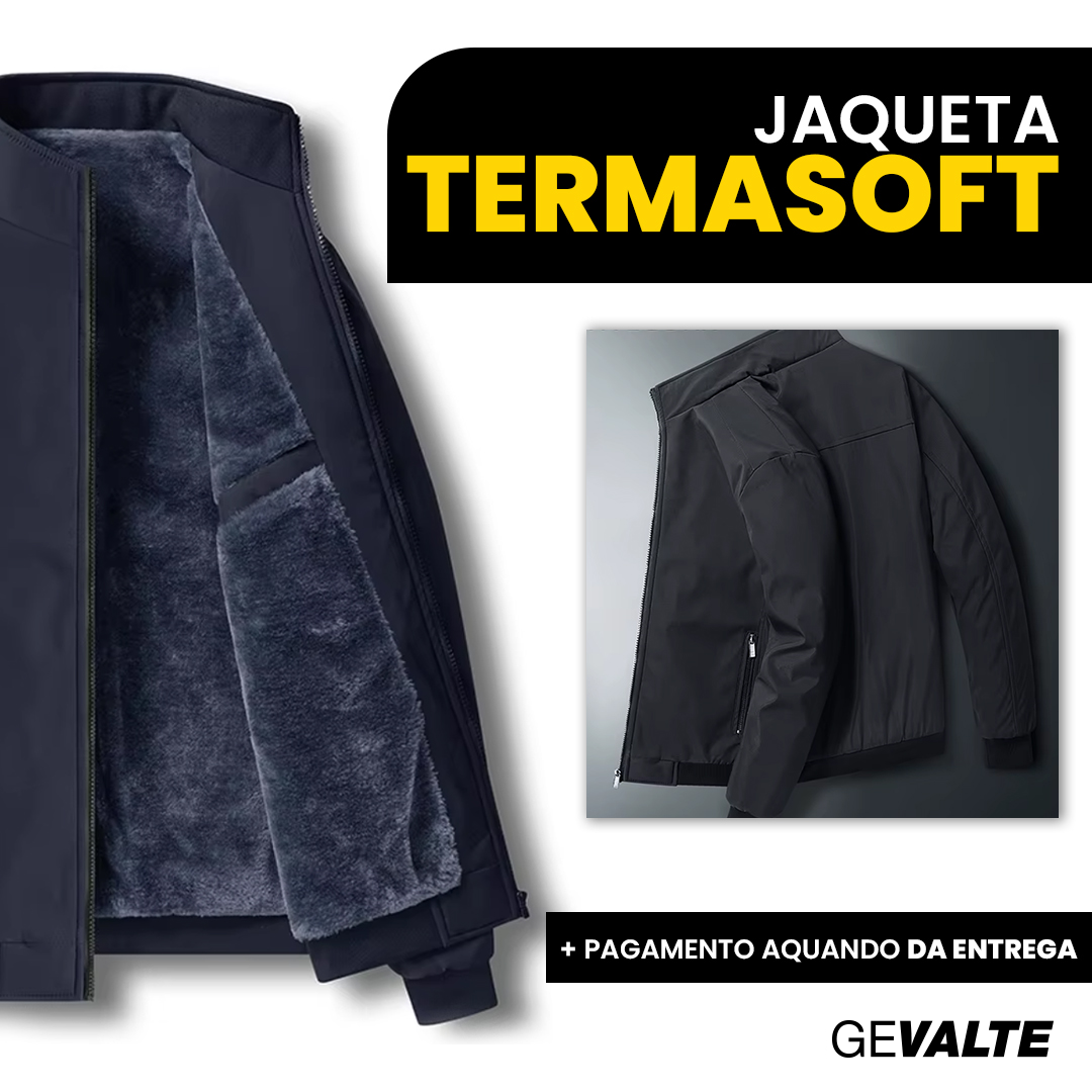 Jaqueta TermaSoft- Interior Forrado com Tecido Suave e Quente