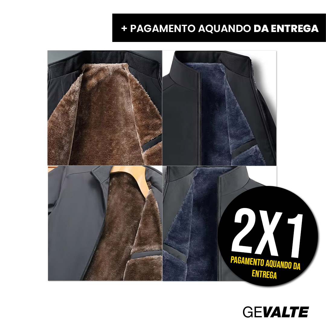 Jaqueta TermaSoft- Interior Forrado com Tecido Suave e Quente