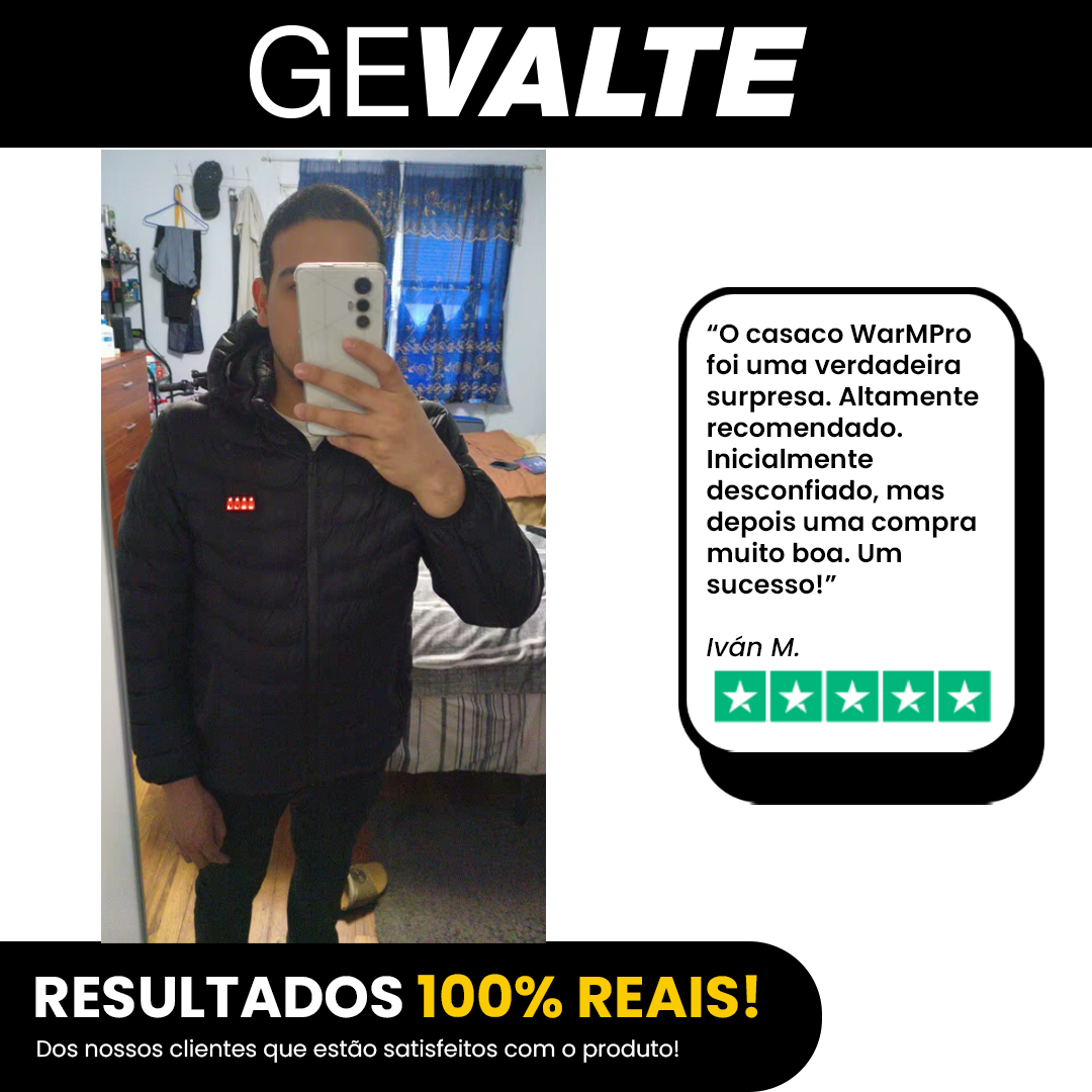 Jaqueta WarmPro - Sistema de Aquecimento Interno de Pelo Quente